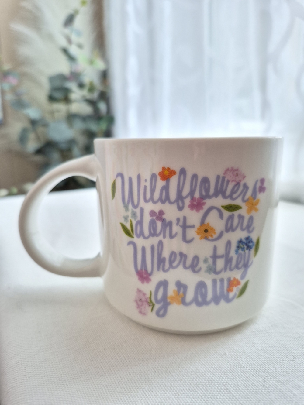 Dolly Parton Wildflower Quote Mug